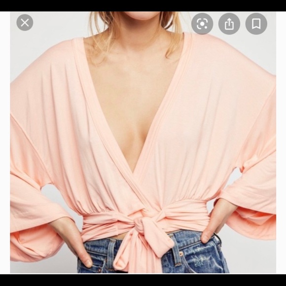 Free people peach top - Picture 2 of 3